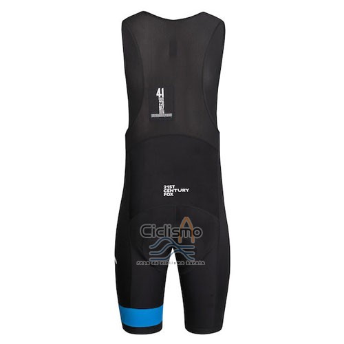 Sky Ropa Ciclismo Culotte Corto 2016 Mangas Cortas Azul y Blanco